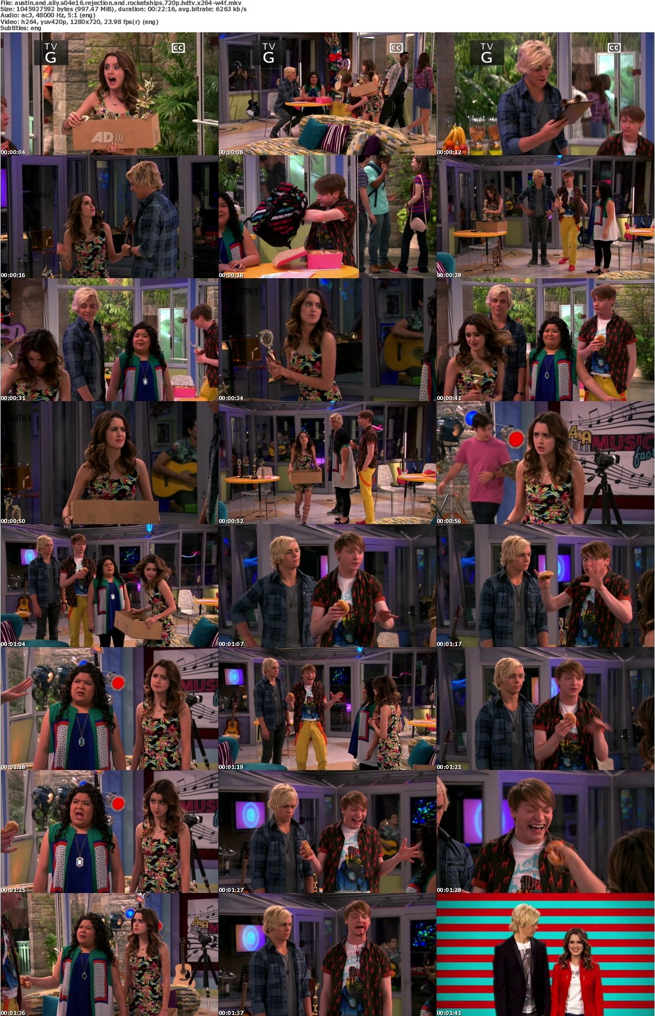 Austin and Ally S04E16 Rejection and Rocketships 720p HDTV x264-W4F