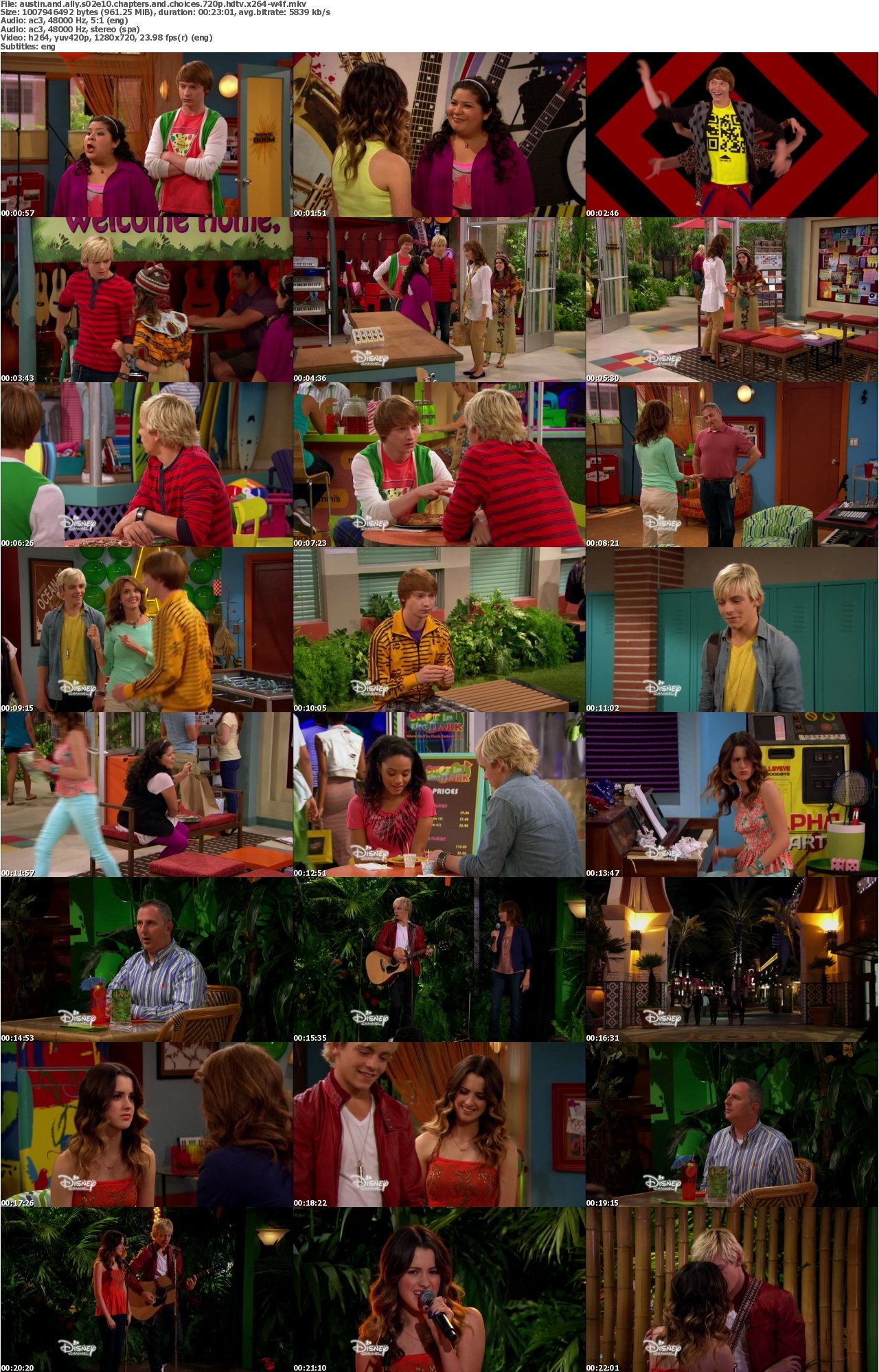Austin and Ally S02E10 Chapters and Choices 720p HDTV x264-W4F