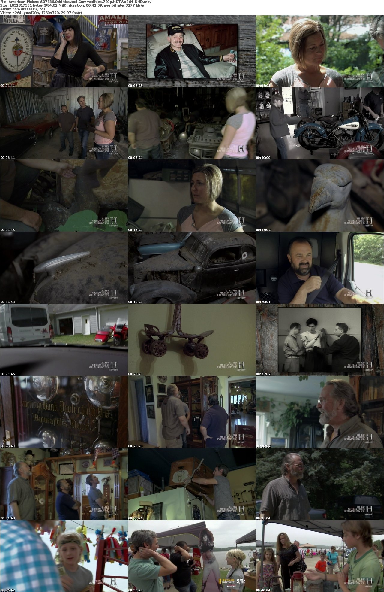 American Pickers S07E36 Oddities and Commodities 720p HDTV x264-DHD