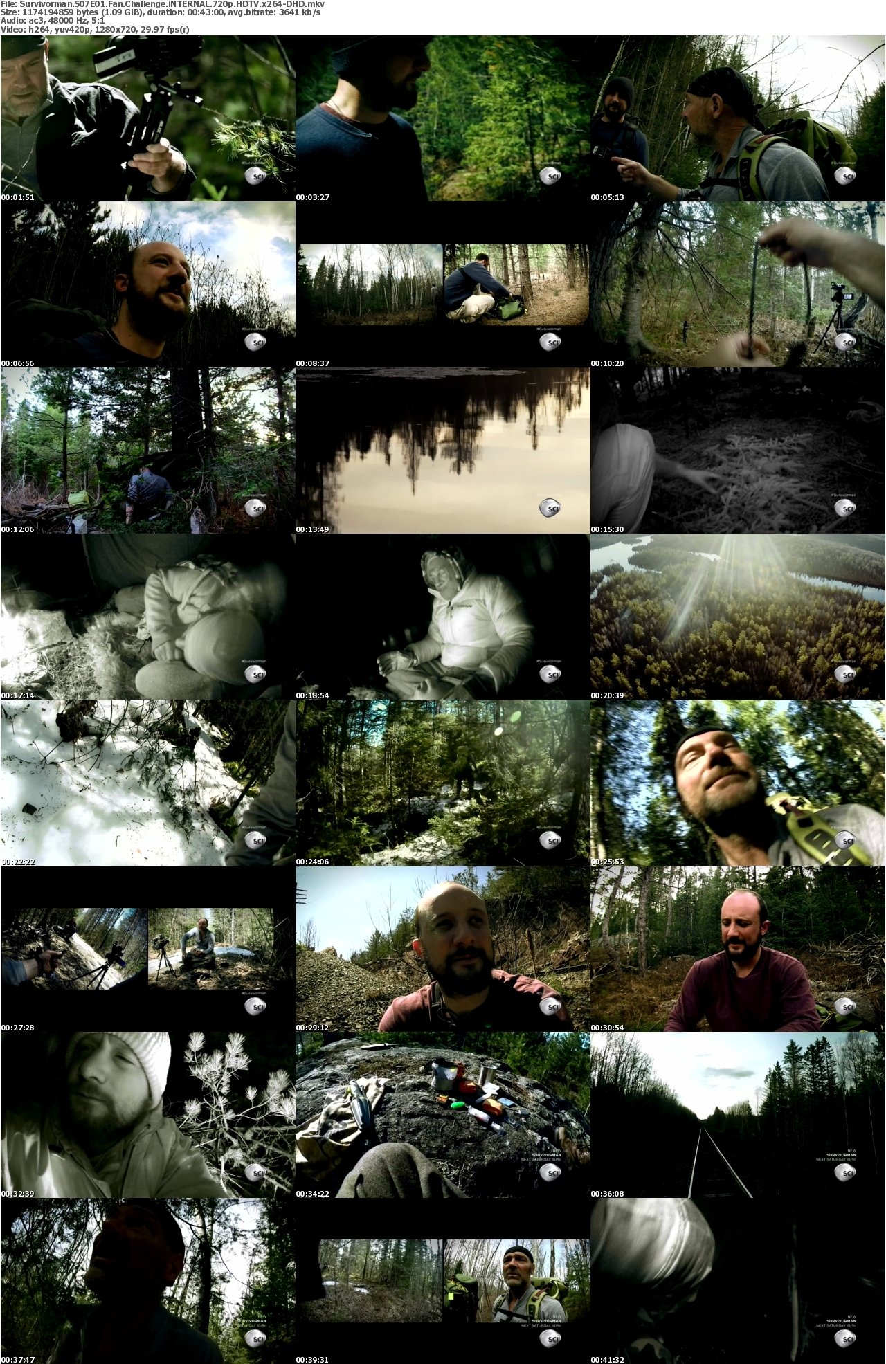 Survivorman S07E01 Fan Challenge iNTERNAL 720p HDTV x264-DHD