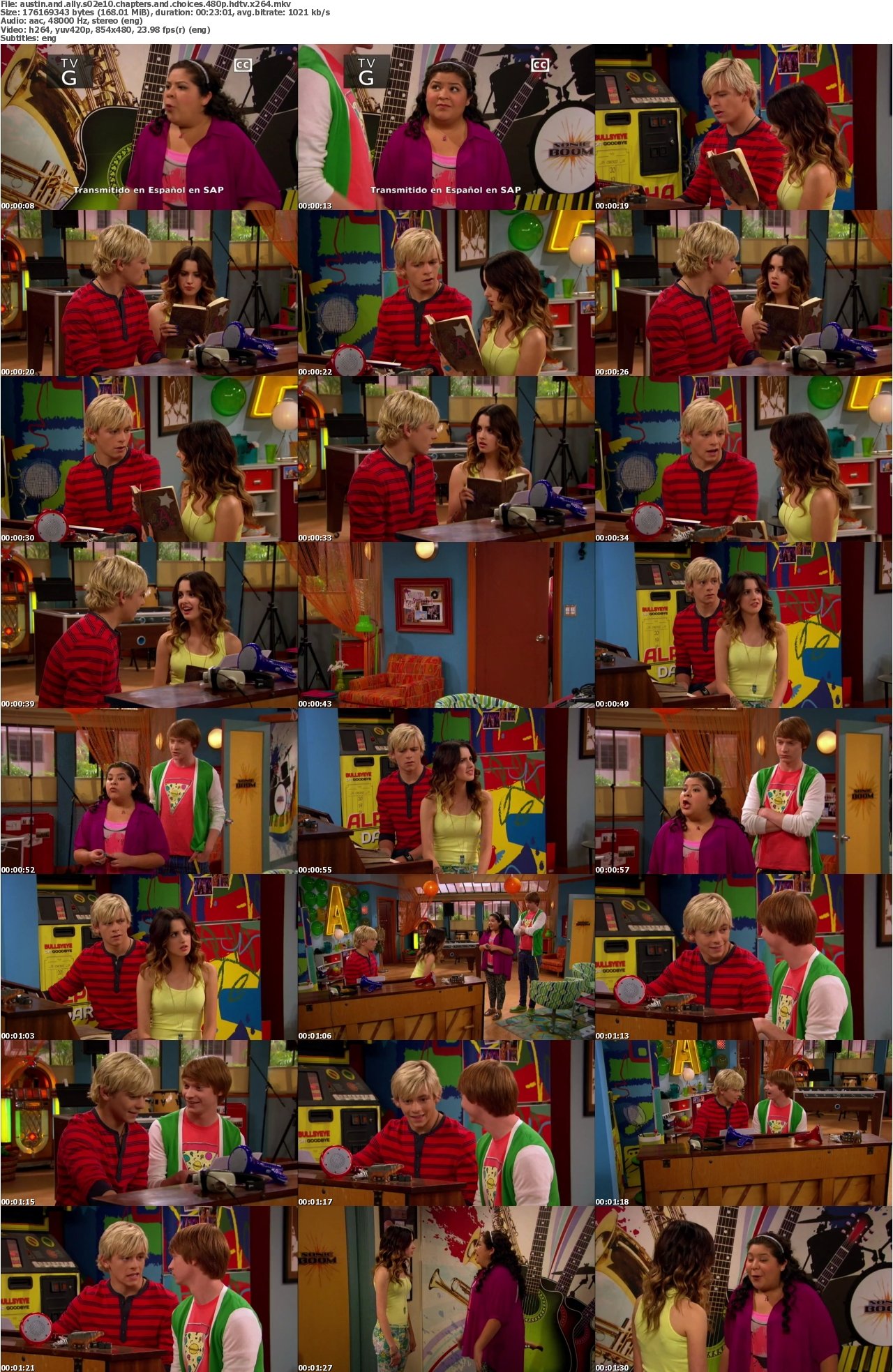Austin and Ally S02E10 Chapters and Choices 480p HDTV x264