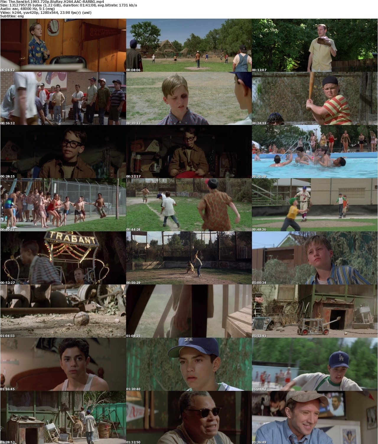 The Sandlot 1993 720p BluRay H264 AAC-RARBG