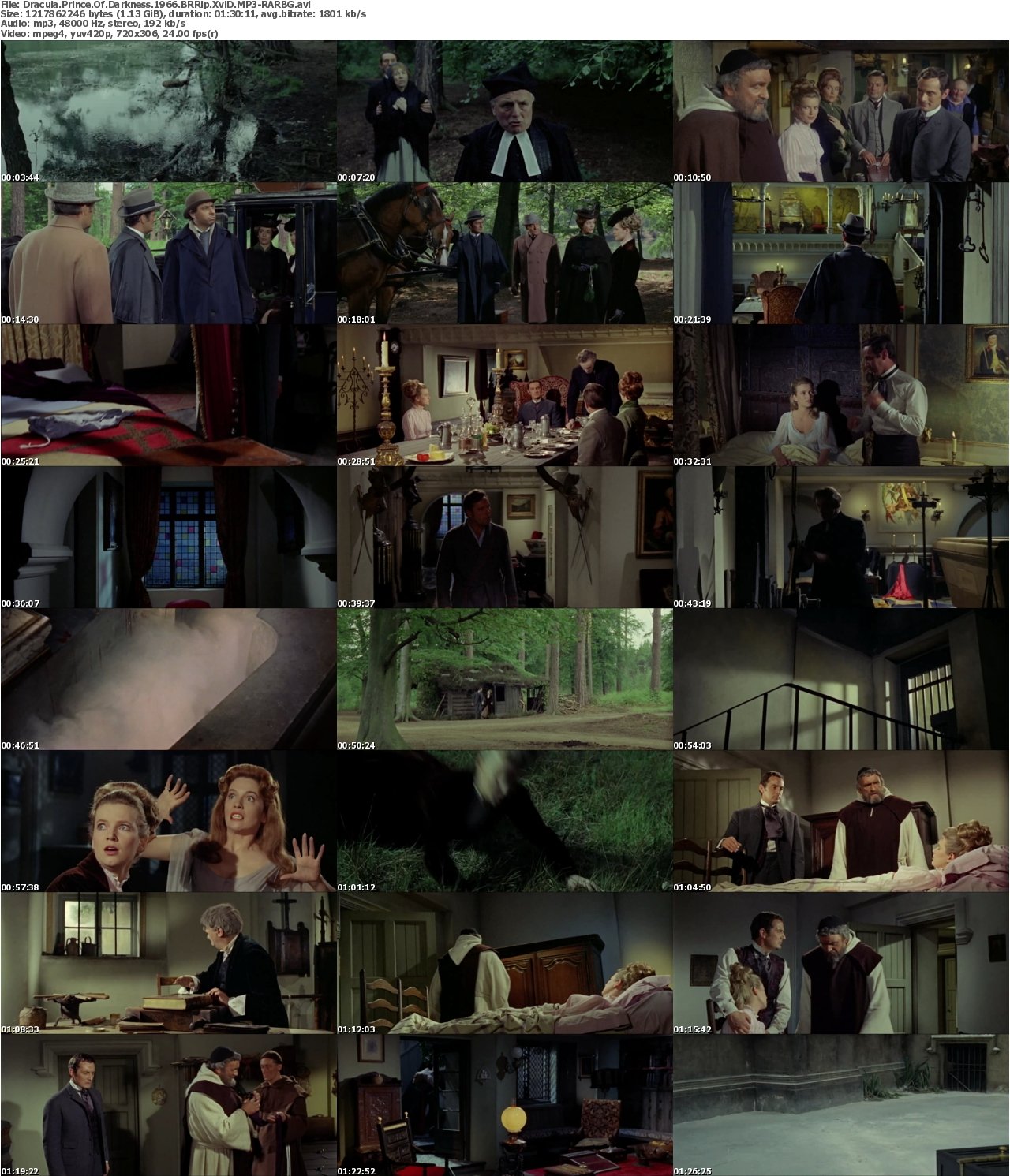 Dracula Prince Of Darkness 1966 BRRip XviD MP3-RARBG