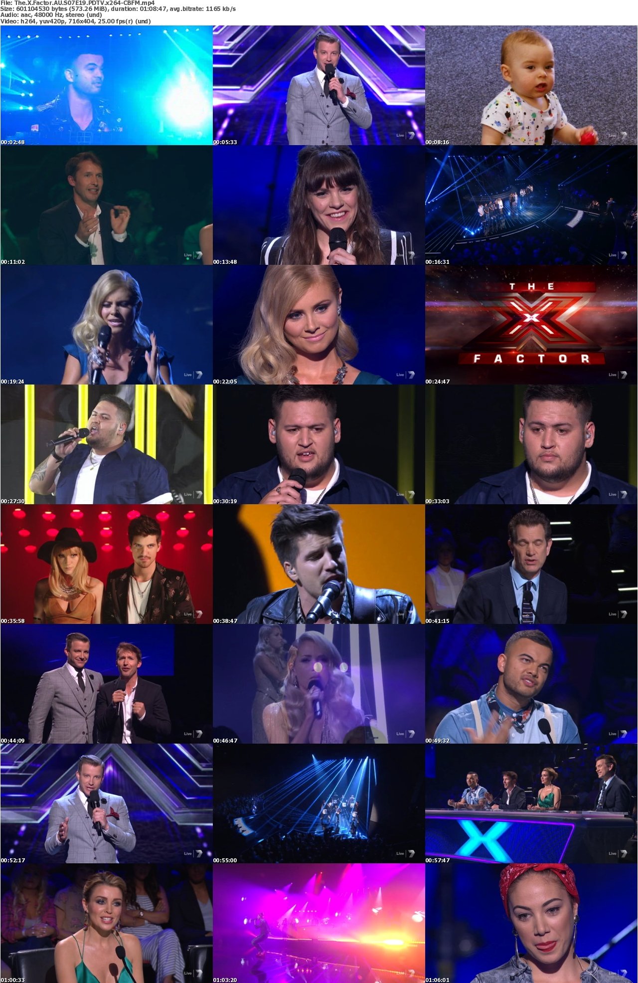 The X Factor AU S07E19 PDTV x264-CBFM