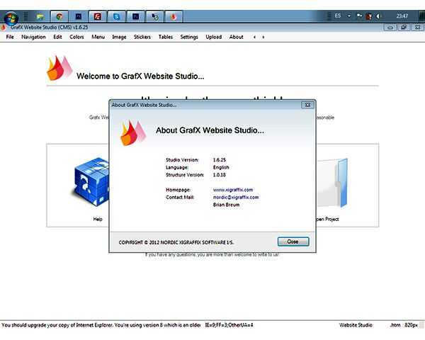 GrafX Website Studio 2.0.35