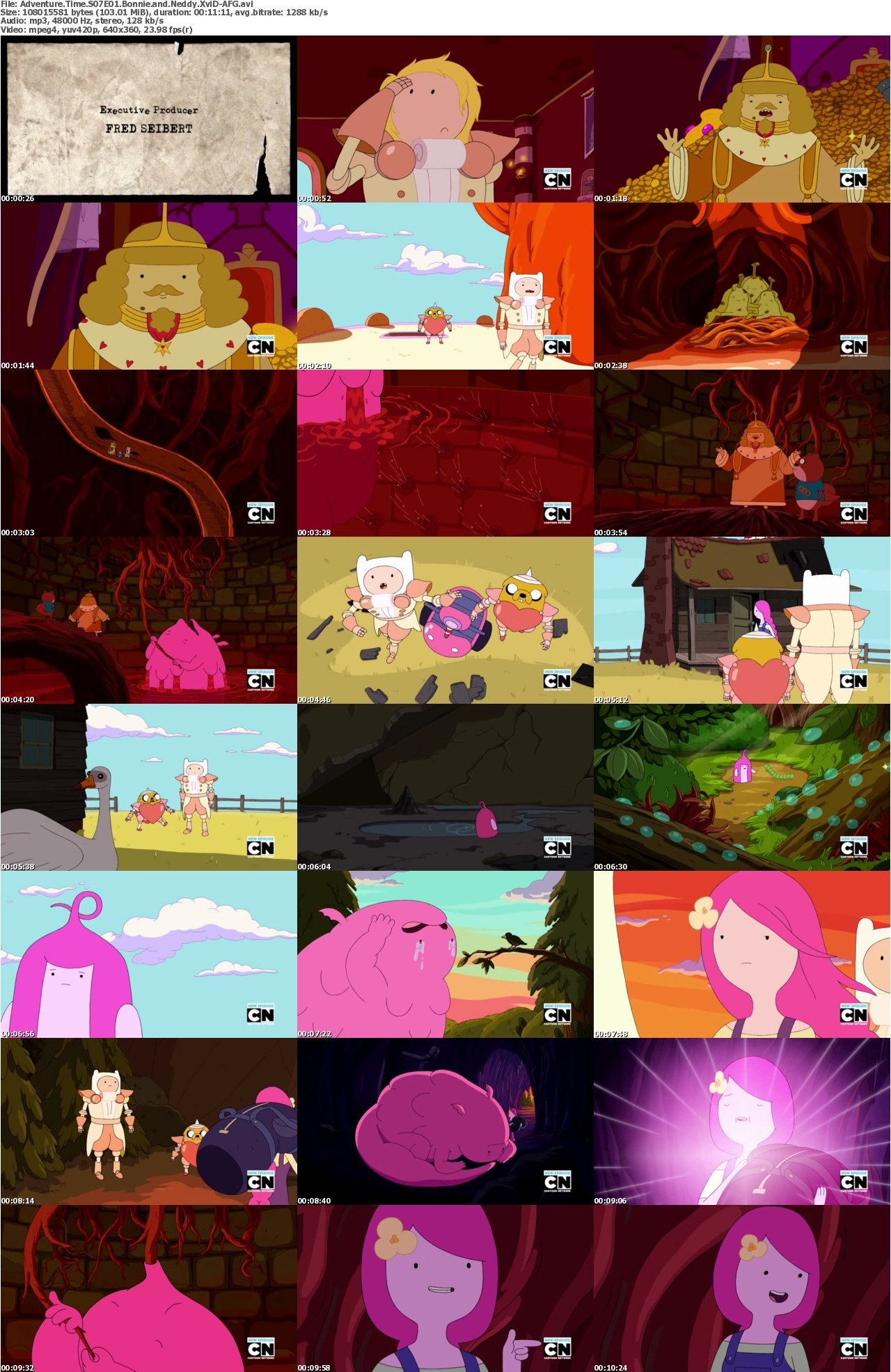 Adventure Time S07E01 Bonnie and Neddy XviD-AFG