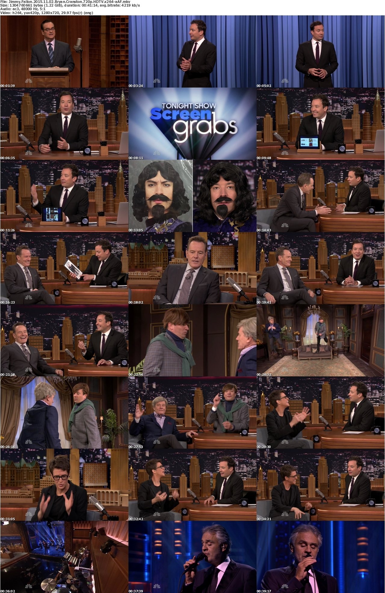 Jimmy Fallon 2015.11 02 Bryan Cranston 720p HDTV x264-aAF