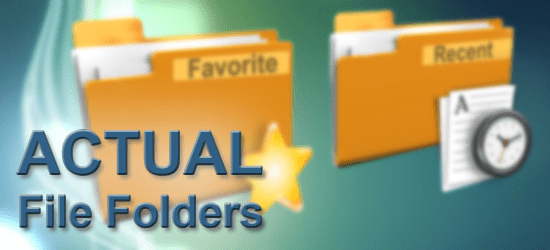 Actual File Folders v1.6.1 Multilingual