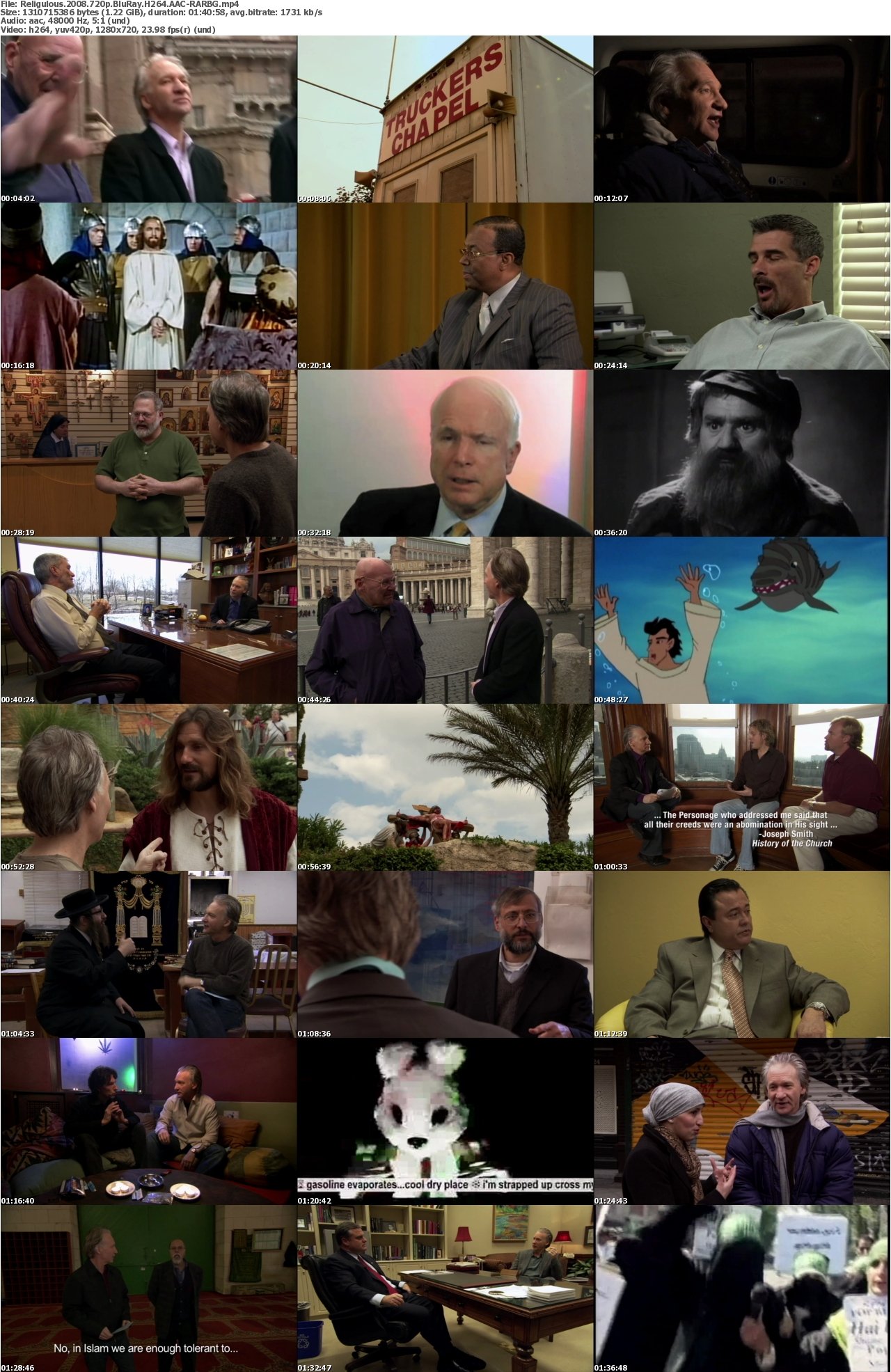 Religulous 2008 720p BluRay H264 AAC-RARBG