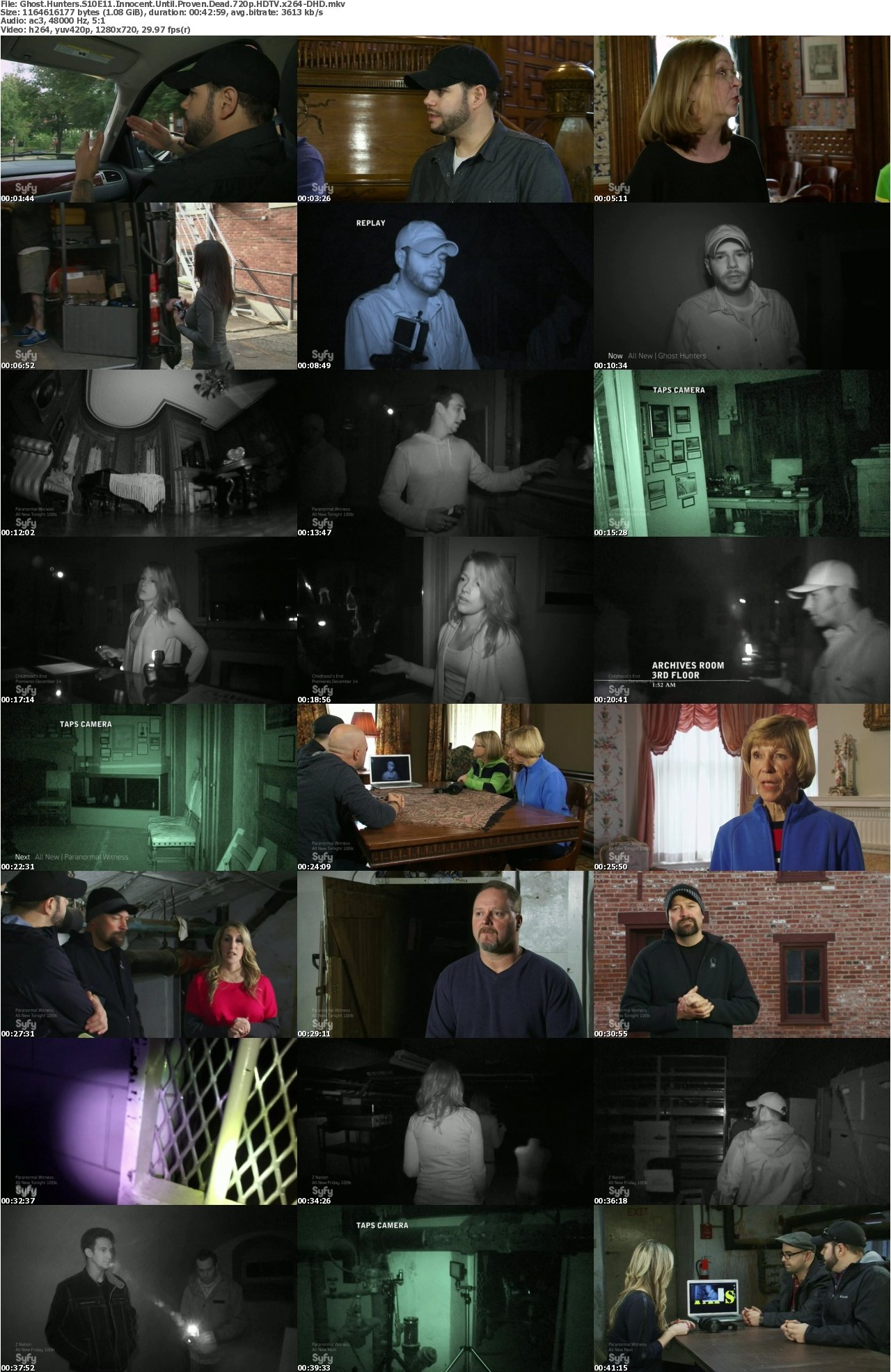 Ghost Hunters S10E11 Innocent Until Proven Dead 720p HDTV x264-DHD