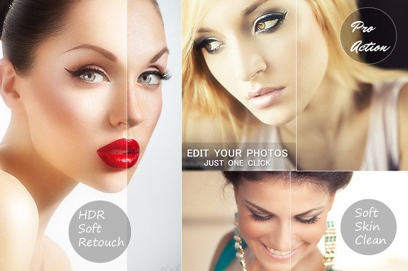 CreativeMarket - HDR Soft Retouch Photo Action