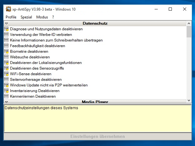 xp-AntiSpy v3.98-3 Beta