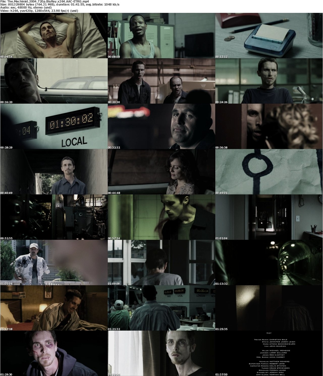 The Machinist 2004 720p BluRay x264 AAC-ETRG