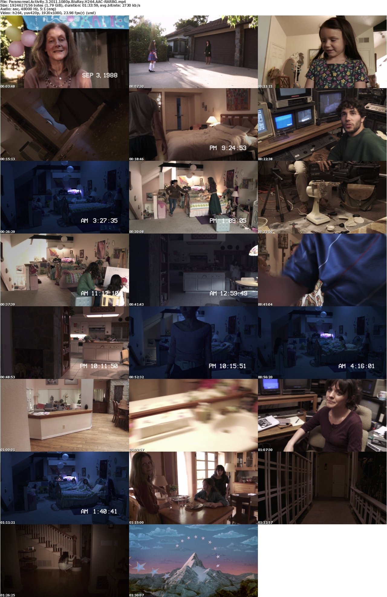 Paranormal Activity 3 2011 1080p BluRay H264 AAC-RARBG