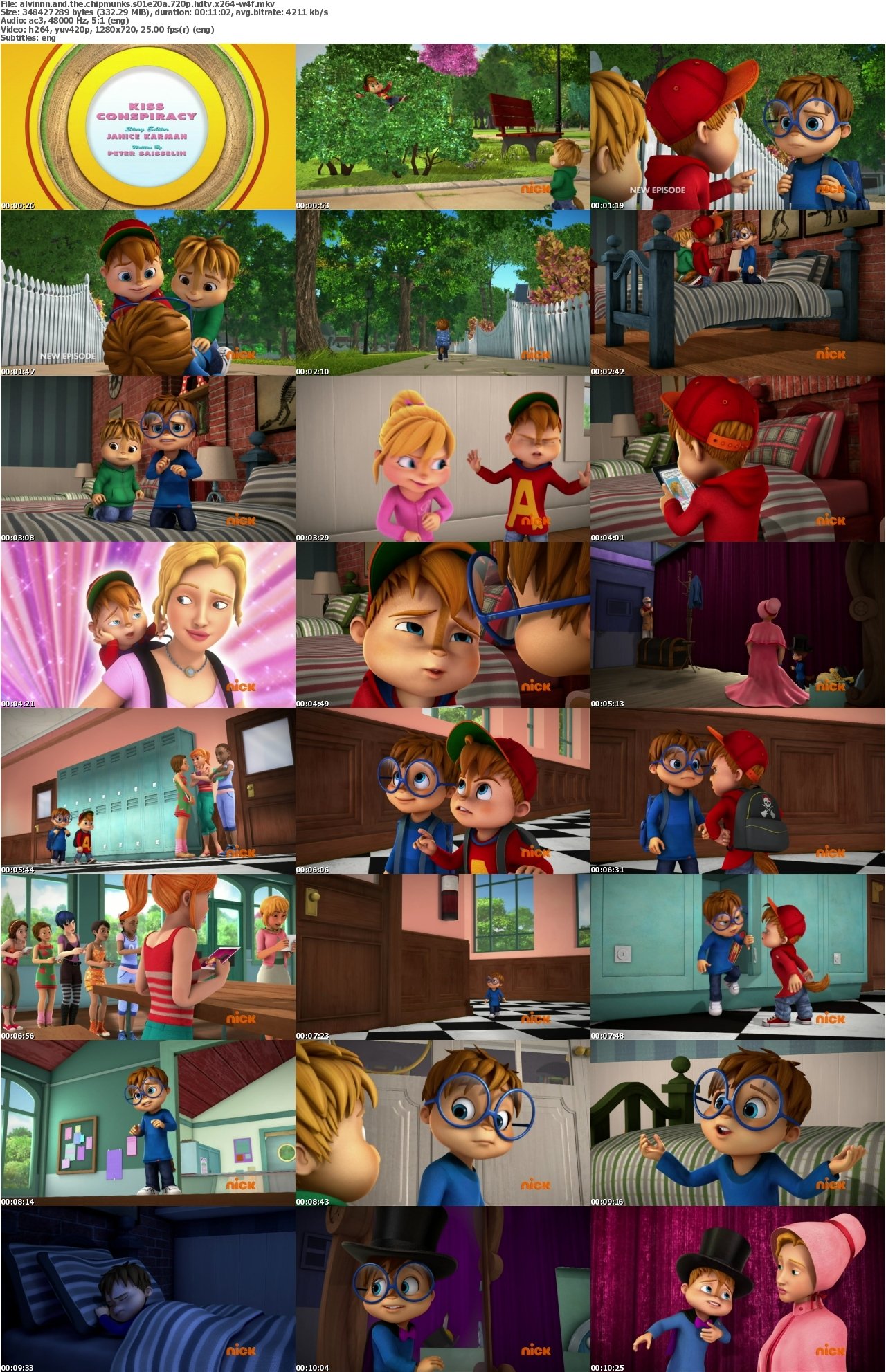Alvinnn and the Chipmunks S01E20a 720p HDTV x264-W4F