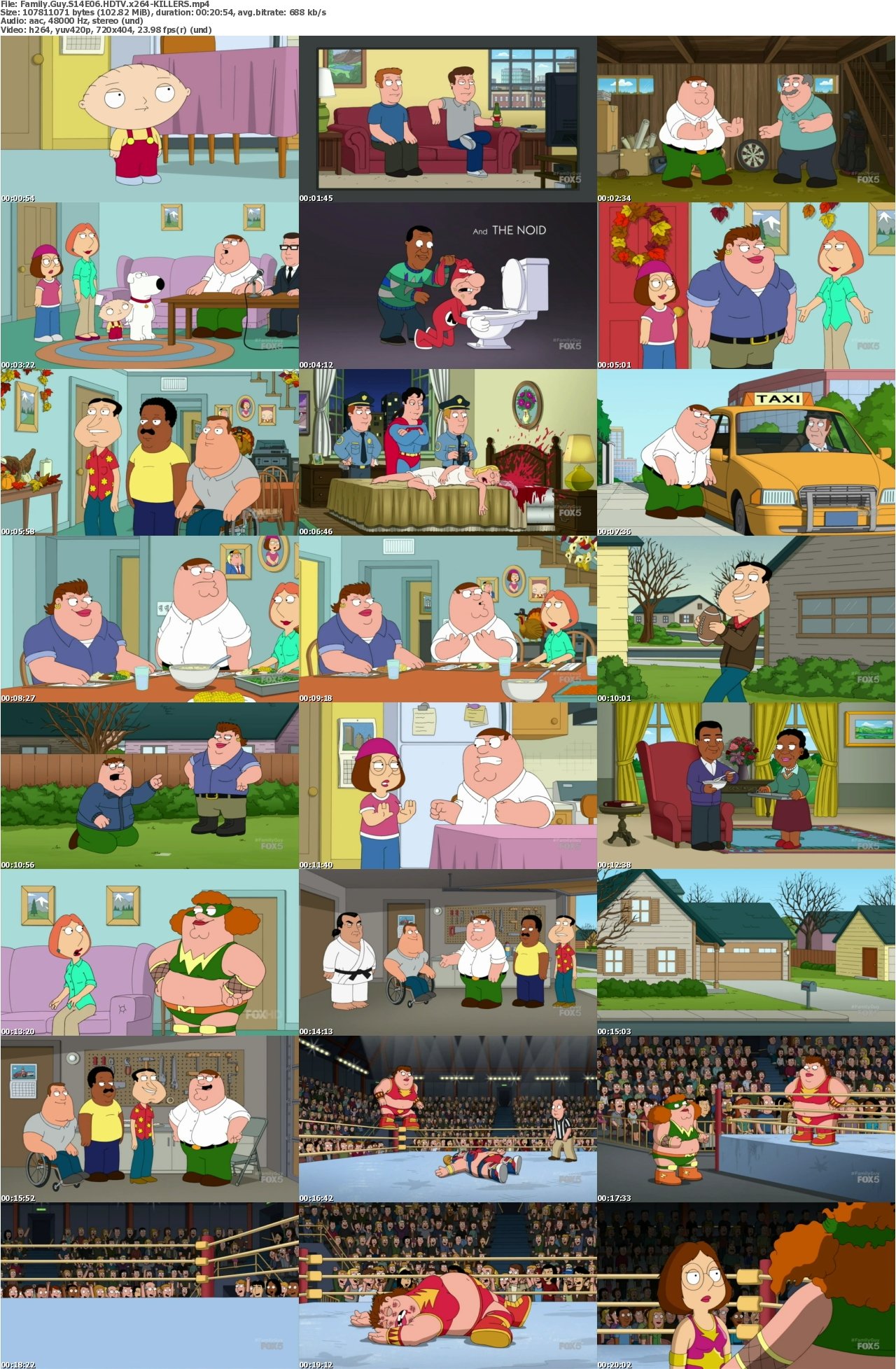 Family Guy S14E06 HDTV x264-KILLERS