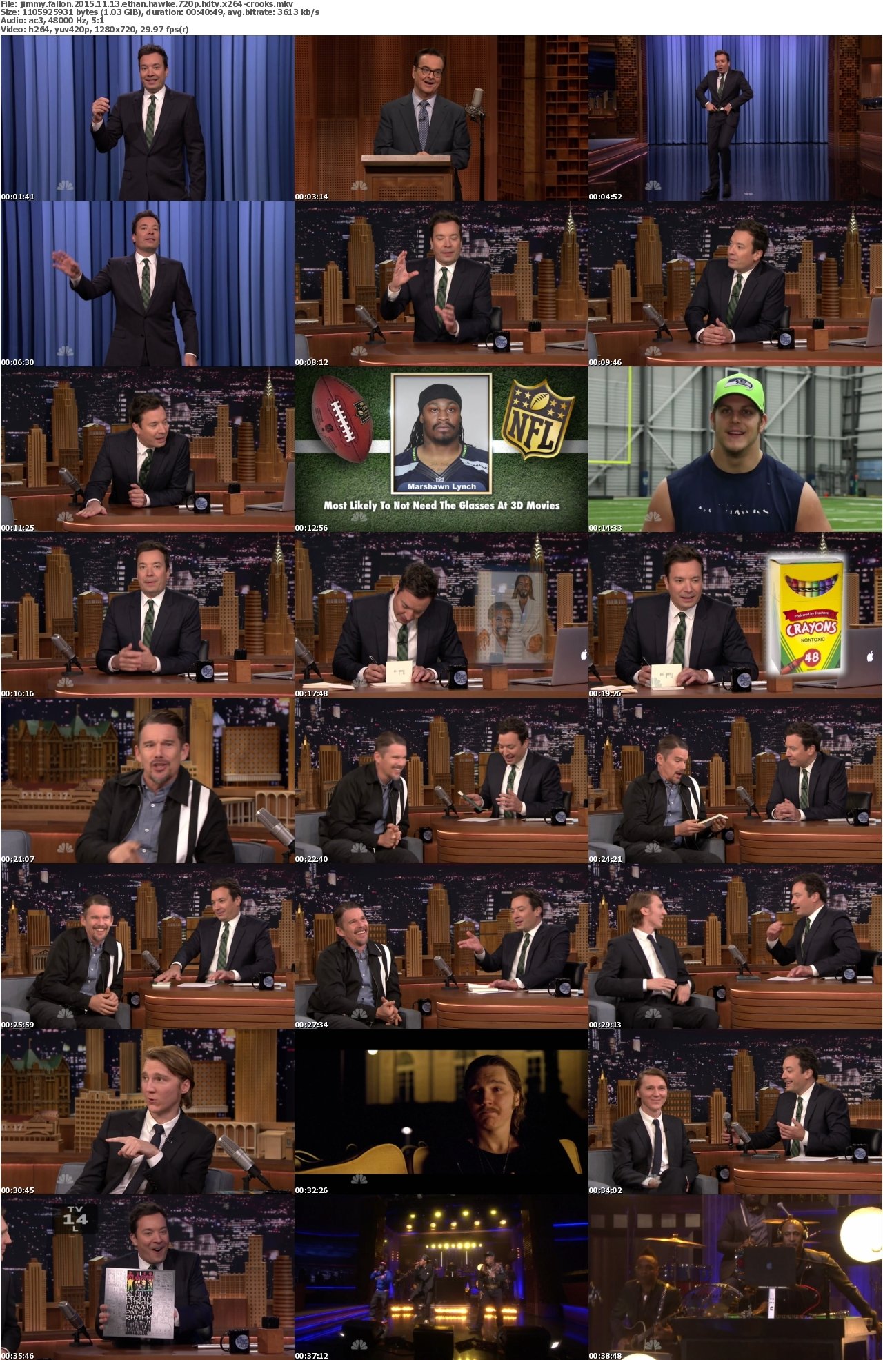 Jimmy Fallon 2015.11 13 Ethan Hawke 720p HDTV x264-CROOKS