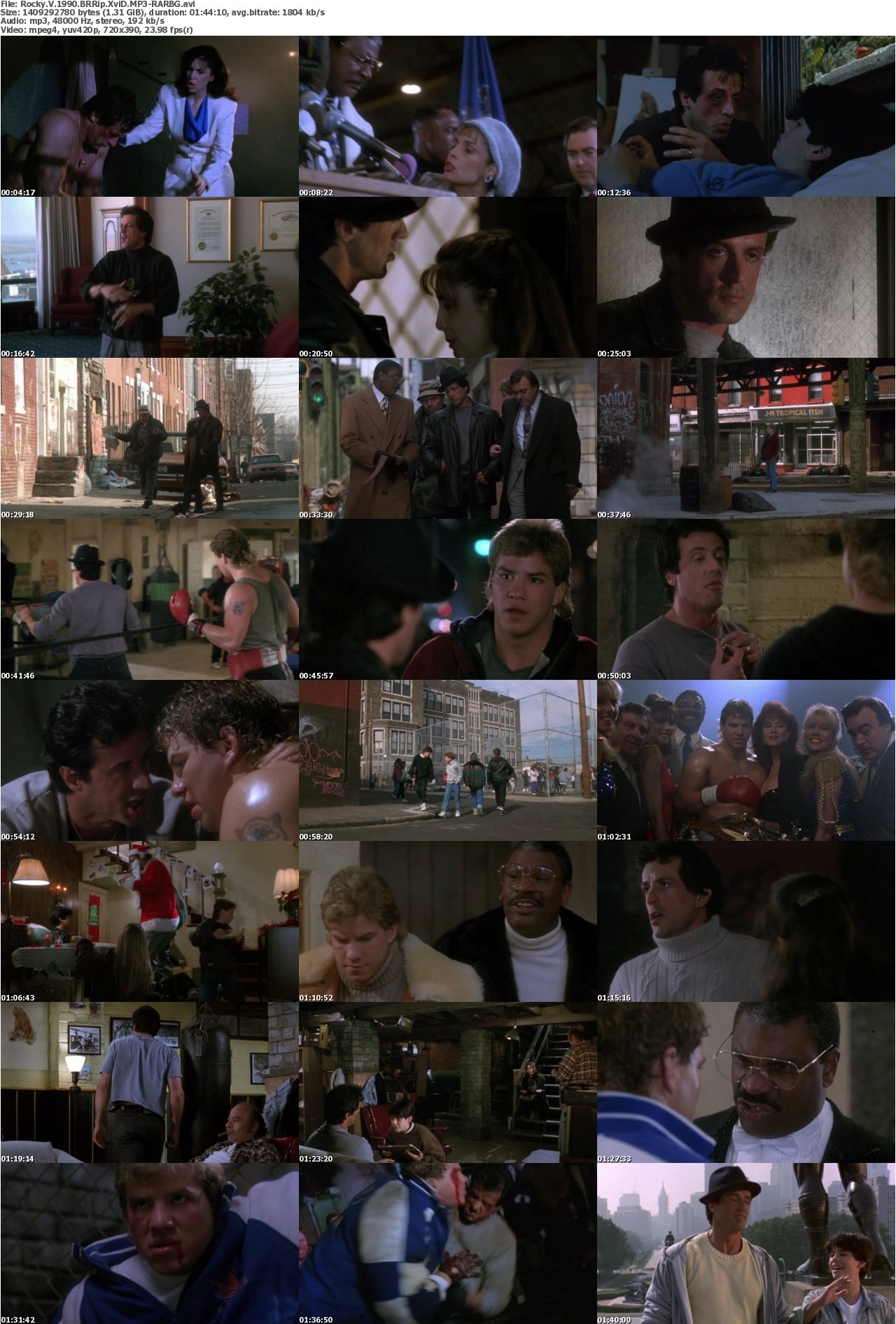 Rocky V 1990 BRRip XviD MP3-RARBG