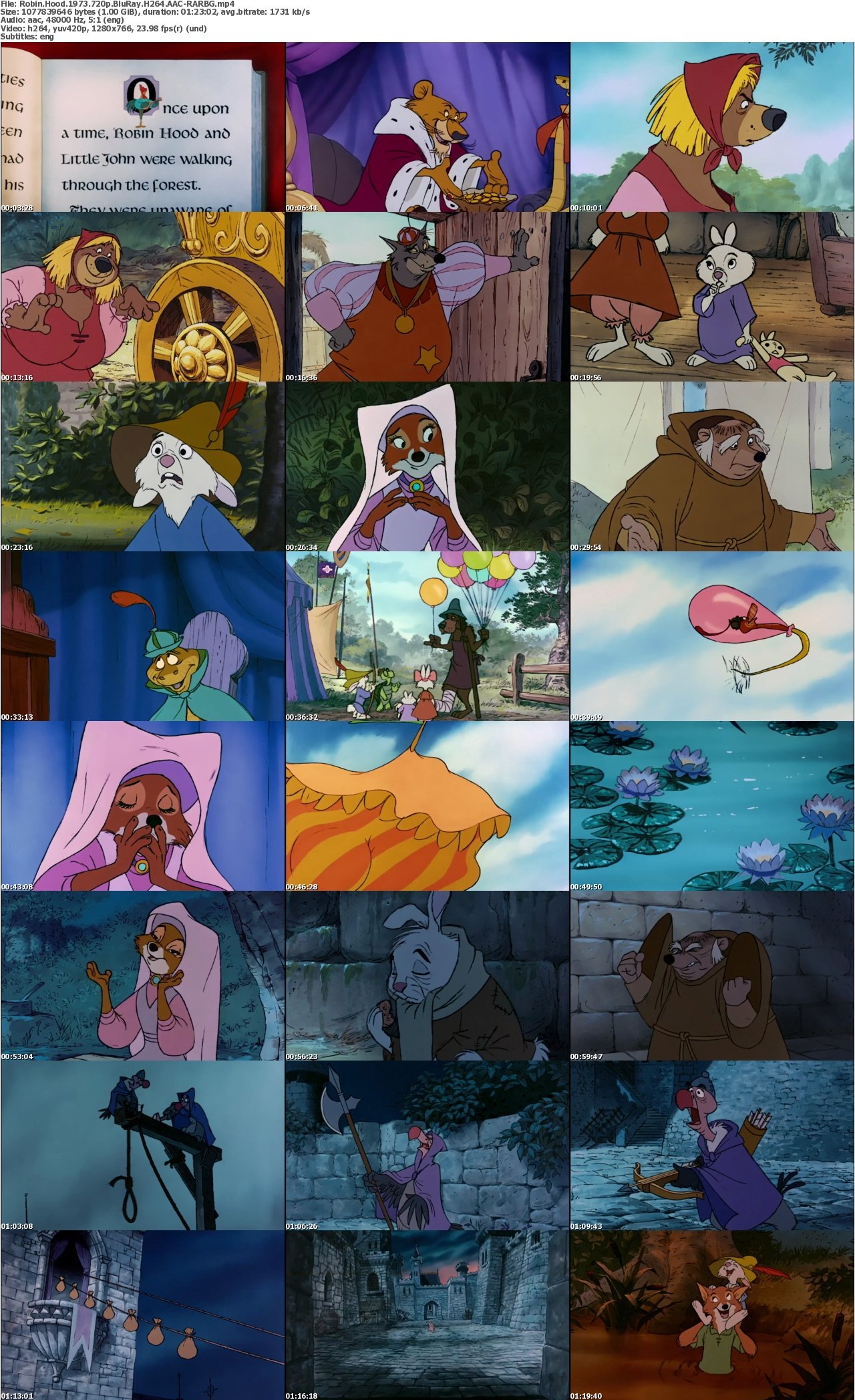 Robin Hood 1973 720p BluRay H264 AAC-RARBG