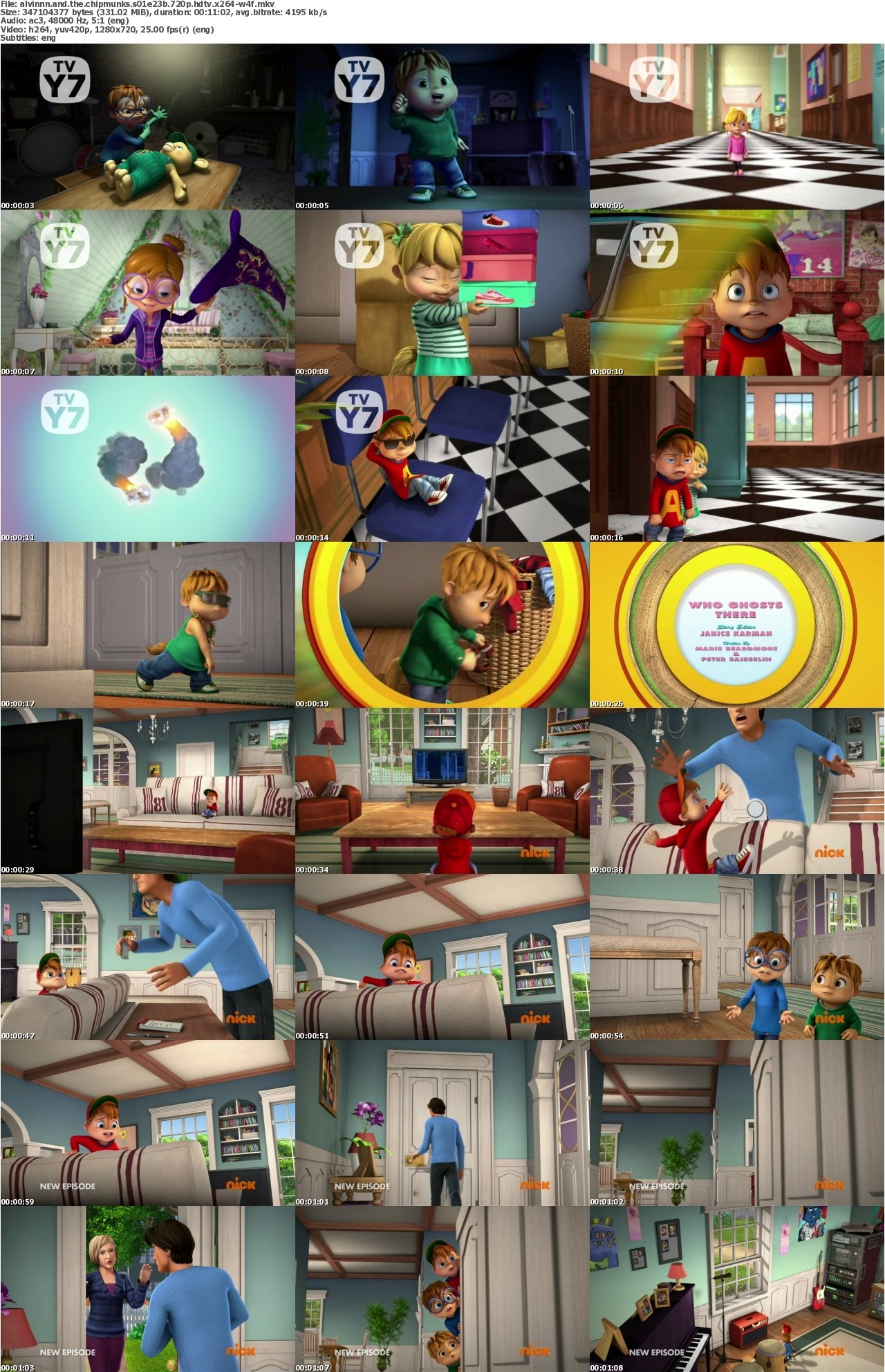 Alvinnn and the Chipmunks S01E23b 720p HDTV x264-W4F