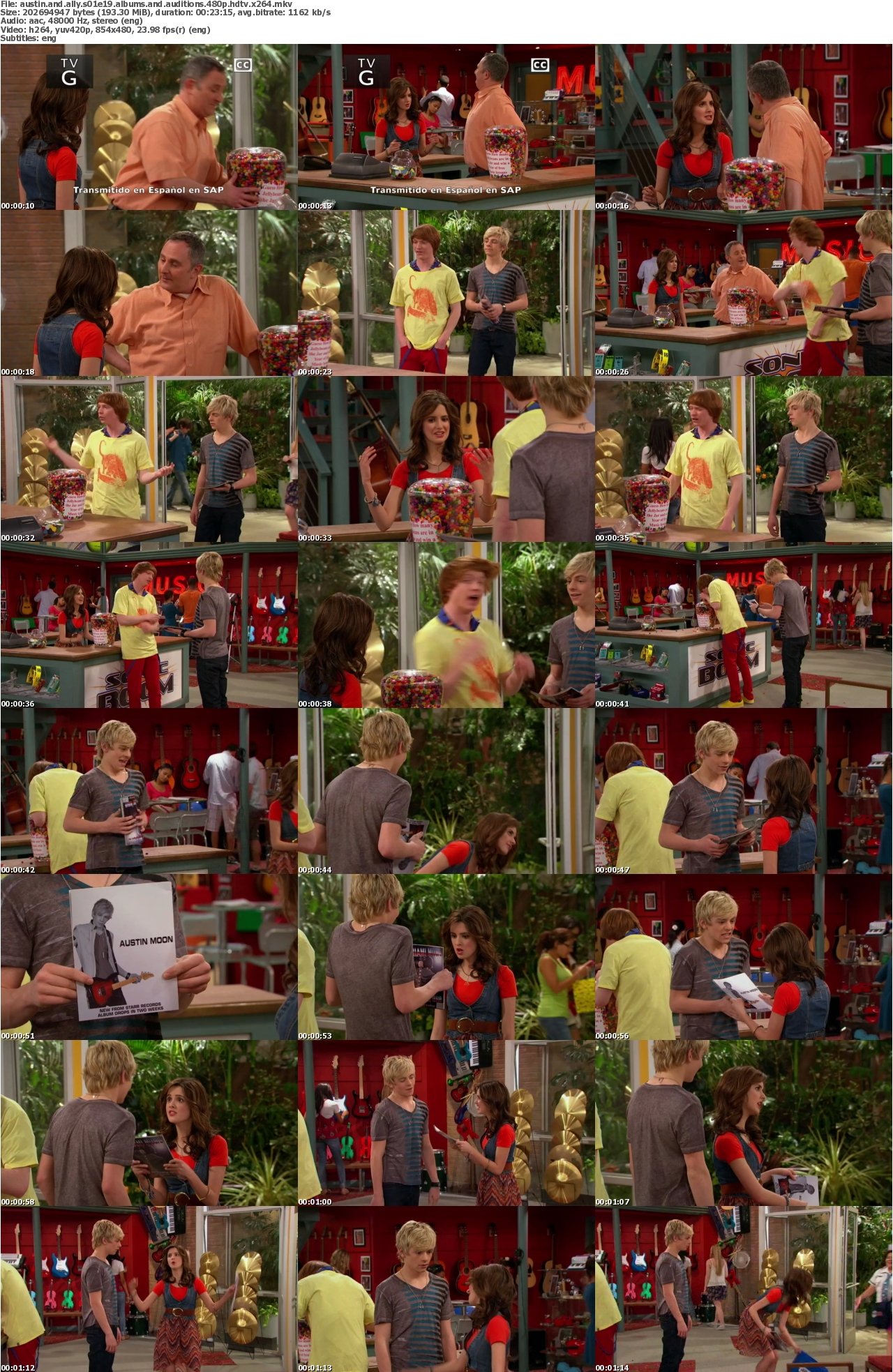 Austin and Ally S01E19 Albums and Auditions 480p HDTV x264