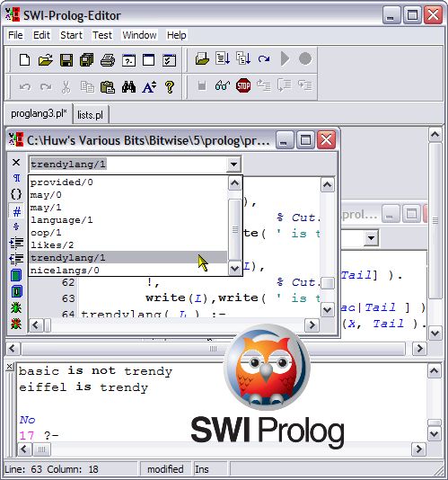 logtalk and swi prolog