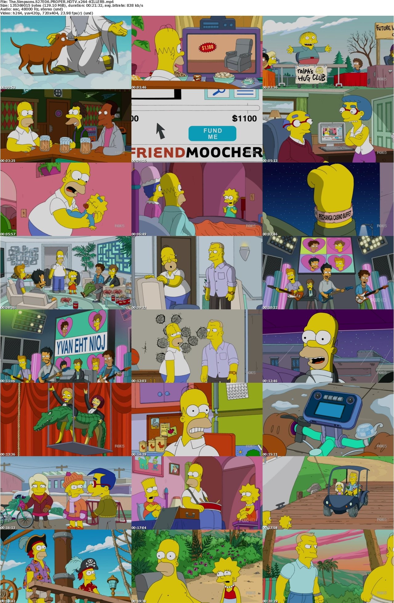 The Simpsons S27E06 PROPER HDTV x264-KILLERS