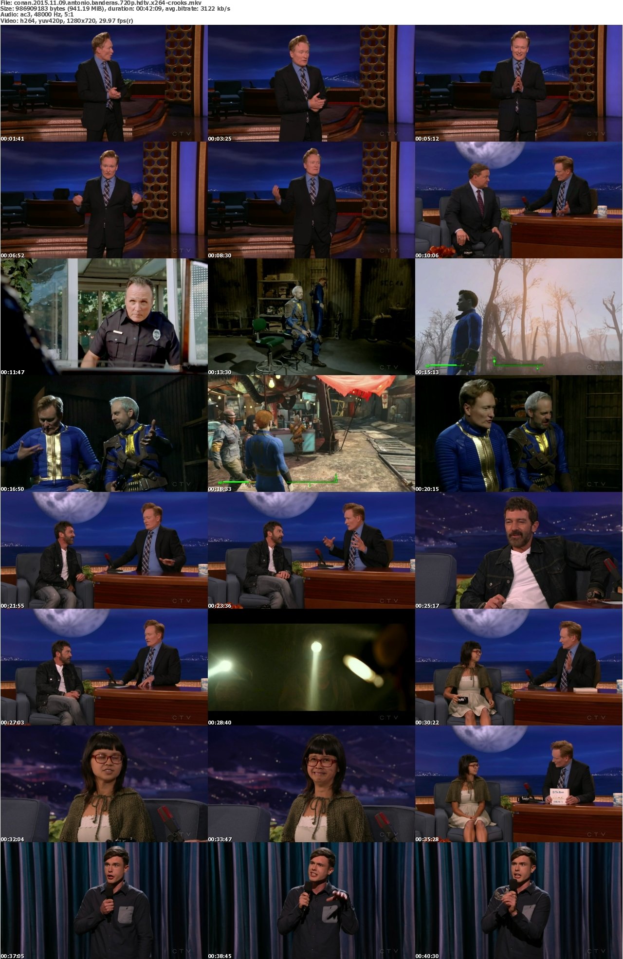 Conan 2015.11 09 Antonio Banderas 720p HDTV x264-CROOKS