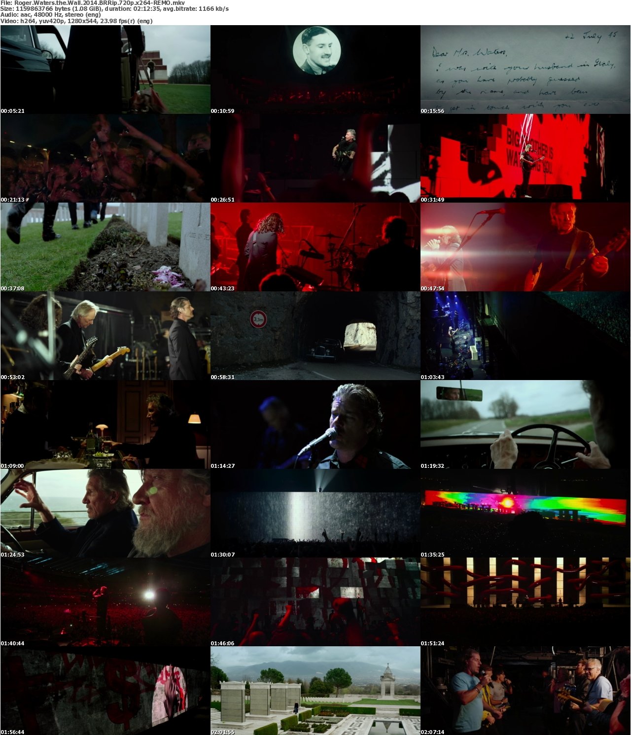 Roger Waters the Wall 2014 BRRip 720p x264-REMO