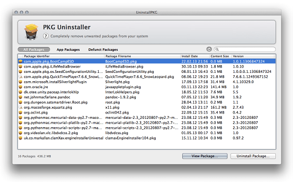 UninstallPKG 1.0.19 (Mac OS X)