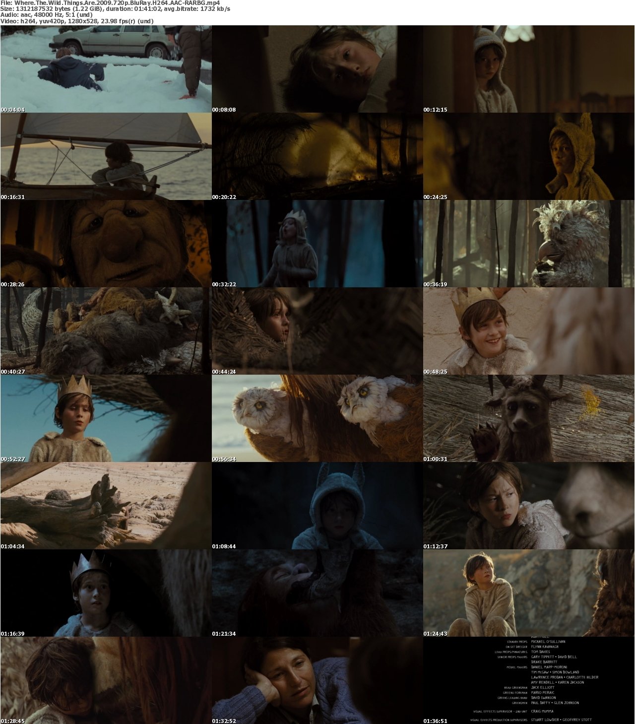Where The Wild Things Are 2009 720p BluRay H264 AAC-RARBG