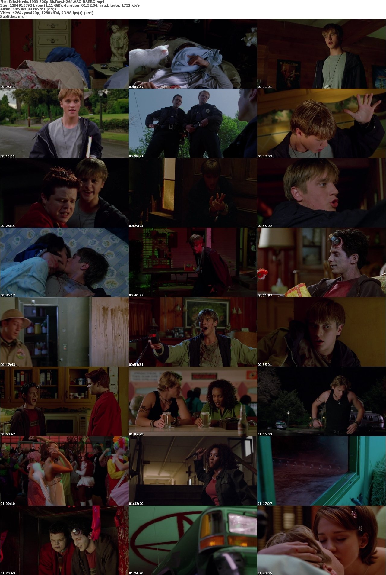 Idle Hands 1999 720p BluRay H264 AAC-RARBG