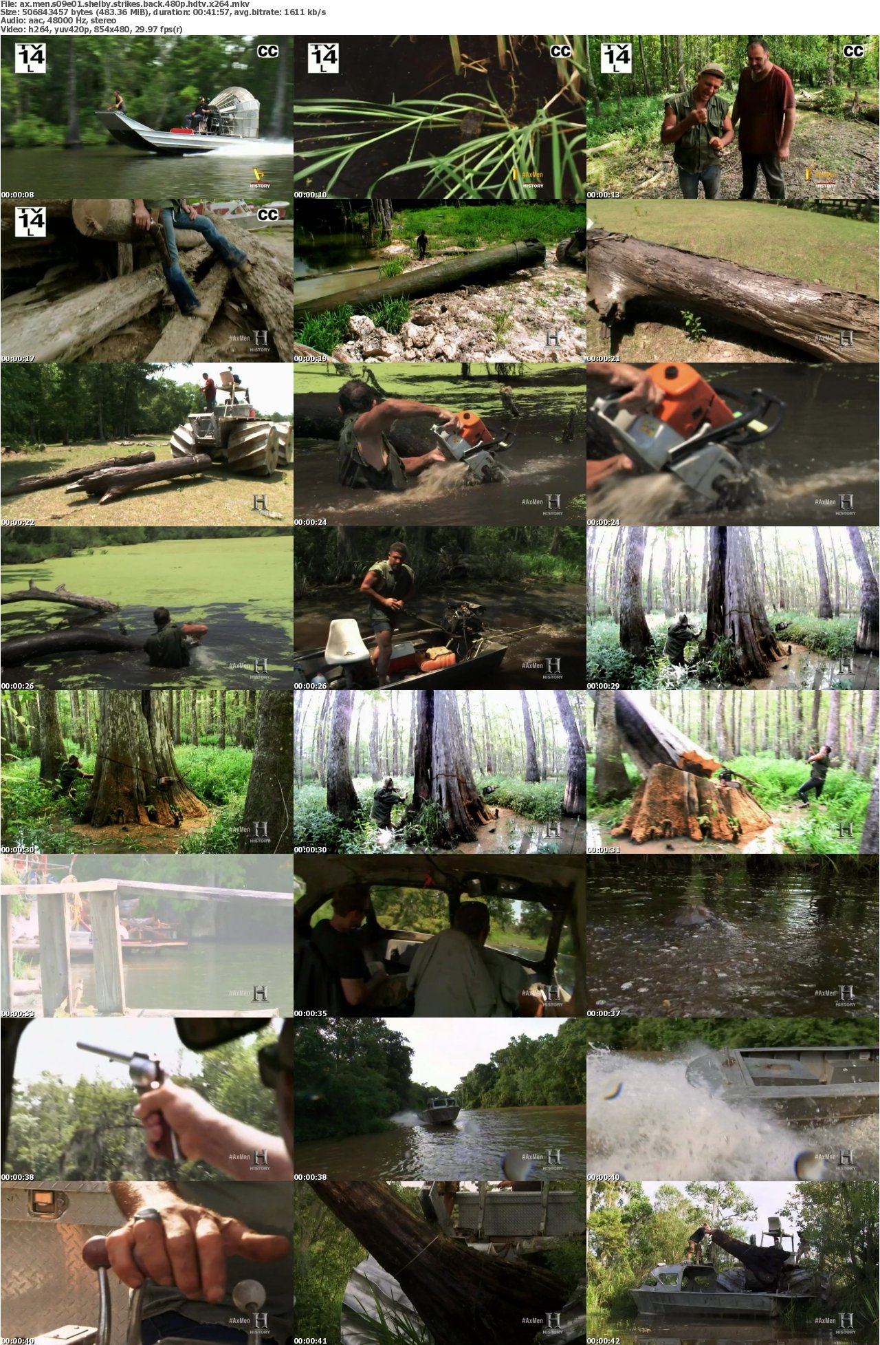 Ax Men S09E01 Shelby Strikes Back 480p HDTV x264