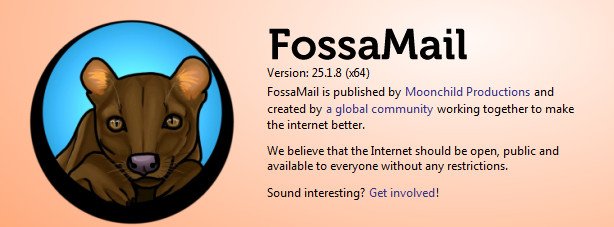 FossaMail 25.1.9 (x86/x64)