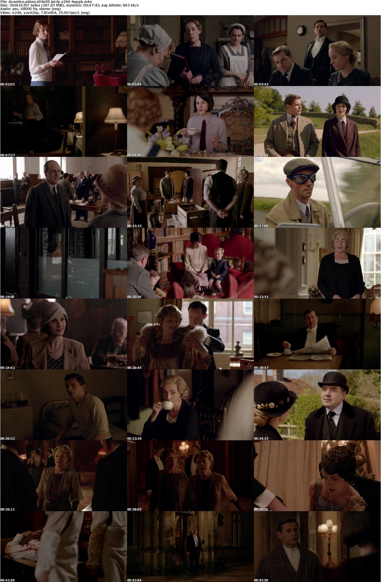 Downton Abbey S06E05 BDRip x264-HAGGiS