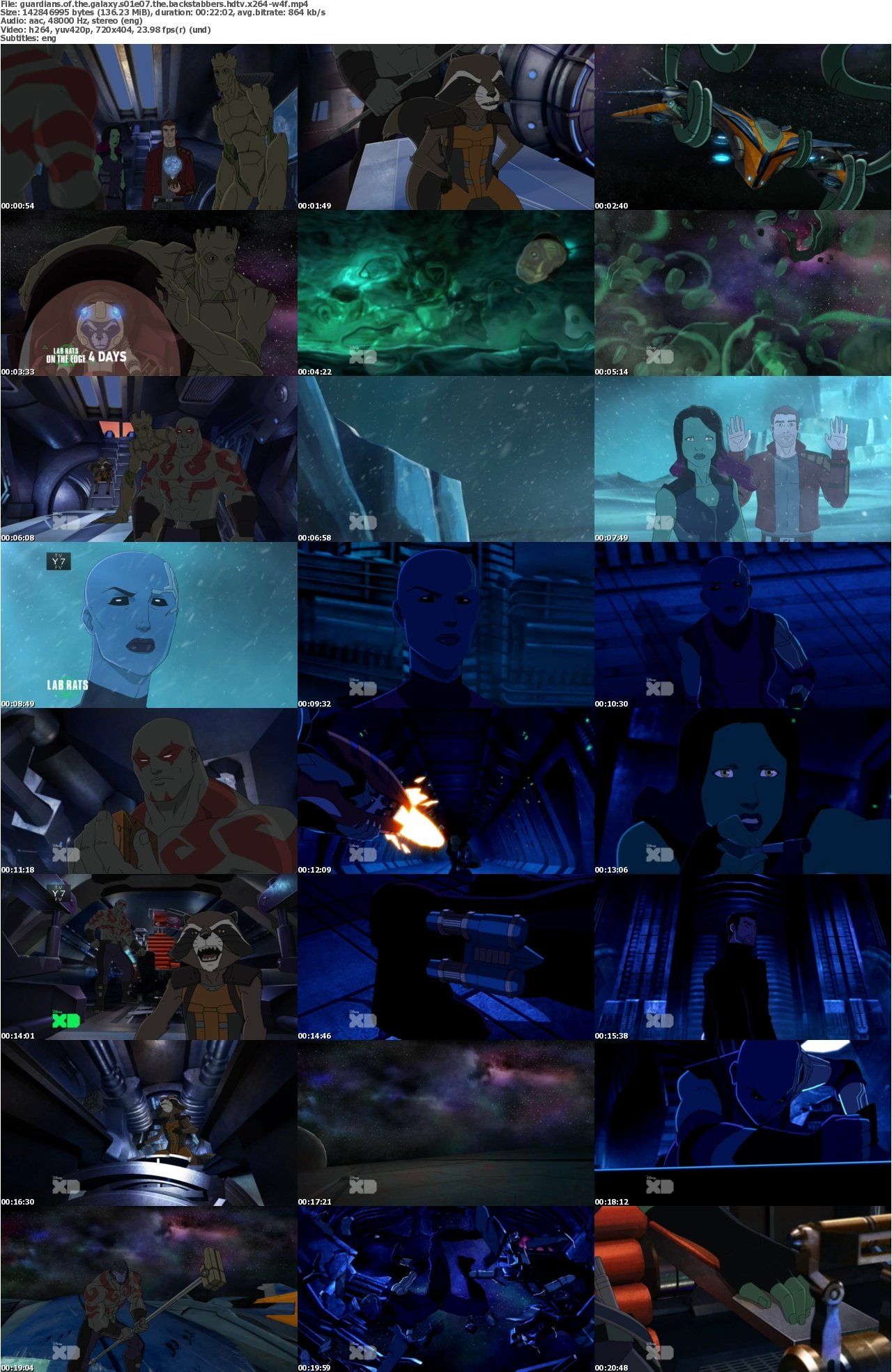 Guardians of the Galaxy S01E07 The Backstabbers HDTV x264-W4F