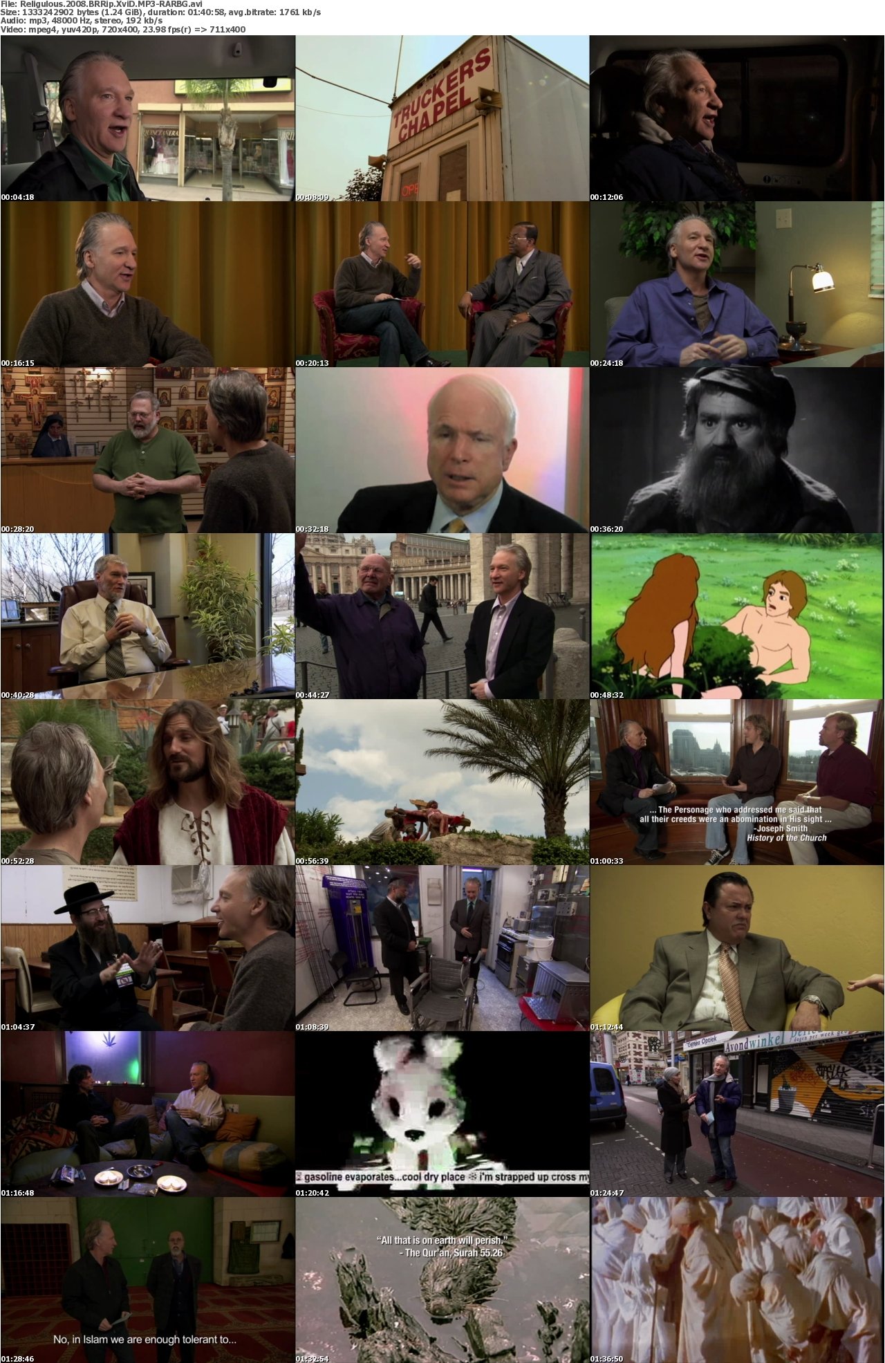 Religulous 2008 BRRip XviD MP3-RARBG