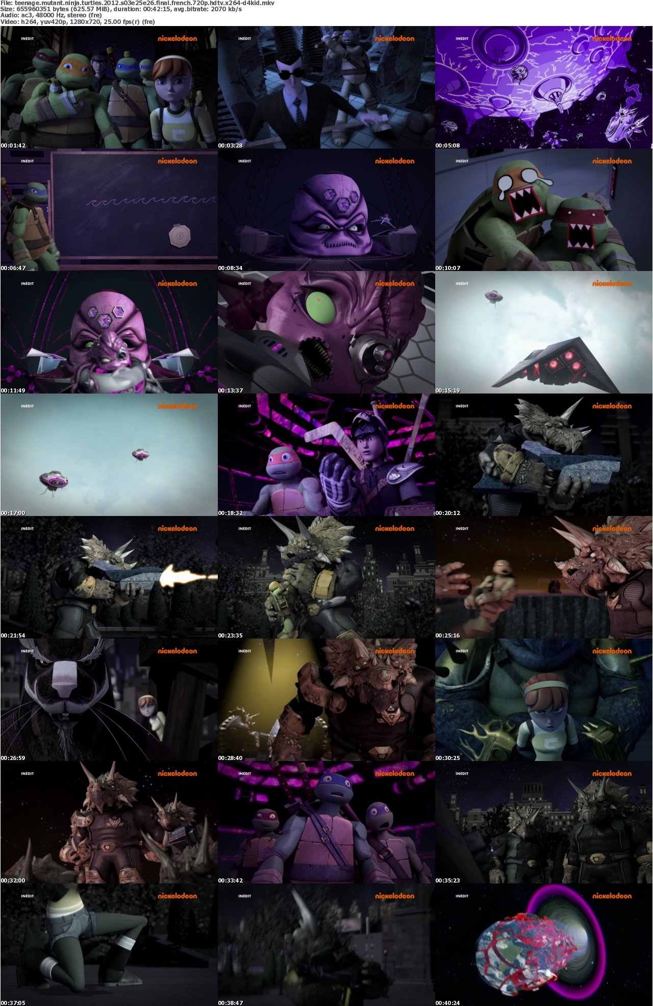 Teenage Mutant Ninja Turtles 2012 S03E25E26 FiNAL FRENCH 720p HDTV x264-D4KiD