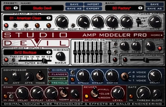 StudioDevil Amp Modeler Pro v1.5 (WiN/MAC)