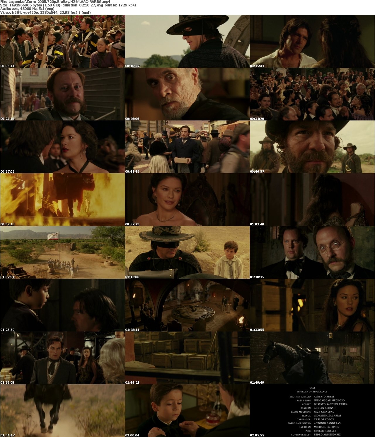 Legend of Zorro 2005 720p BluRay H264 AAC-RARBG