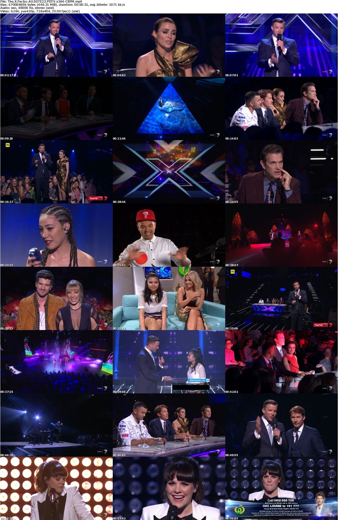 The X Factor AU S07E23 PDTV x264-CBFM