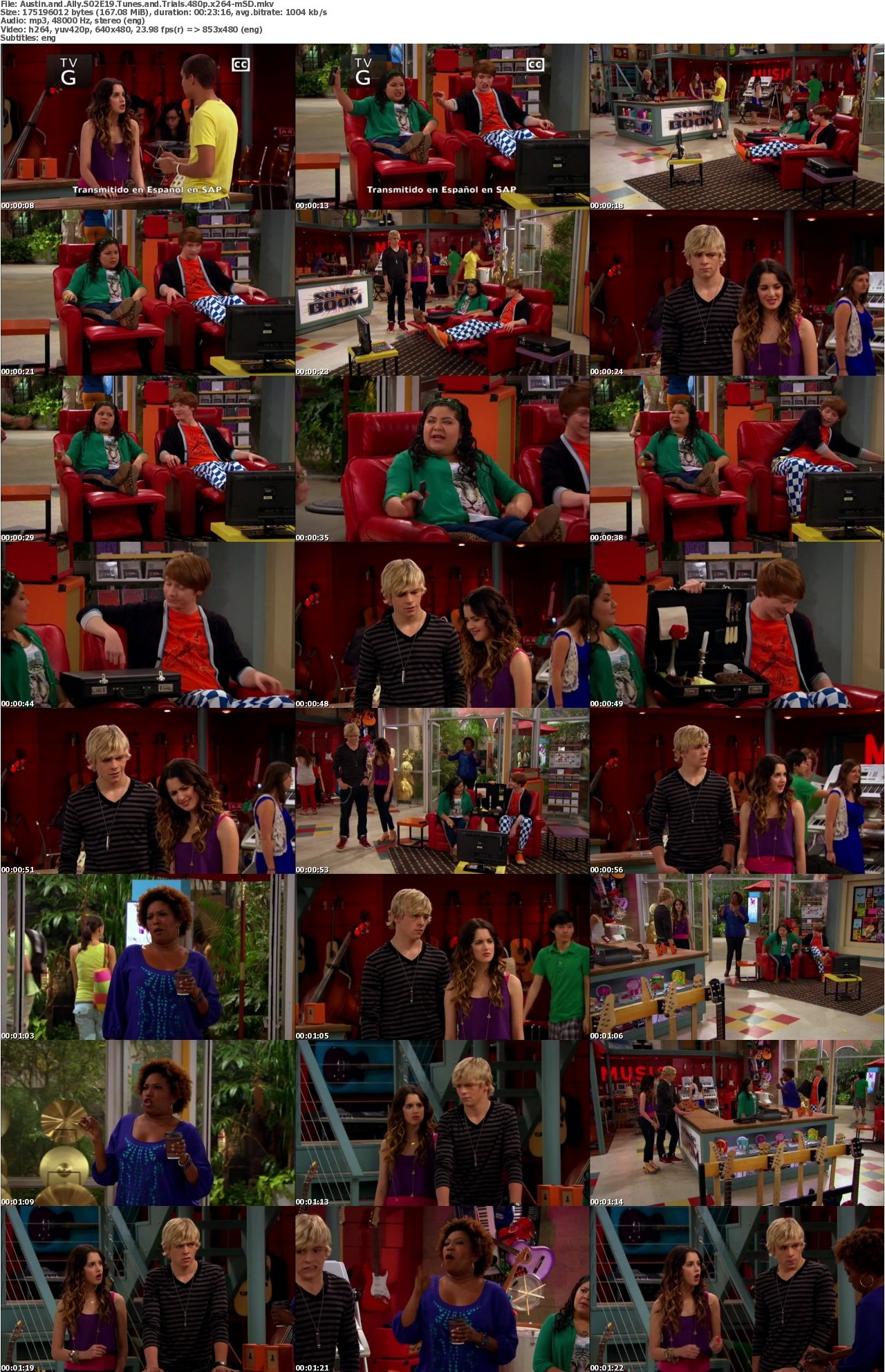 Austin and Ally S02E19 Tunes and Trials 480p x264-mSD
