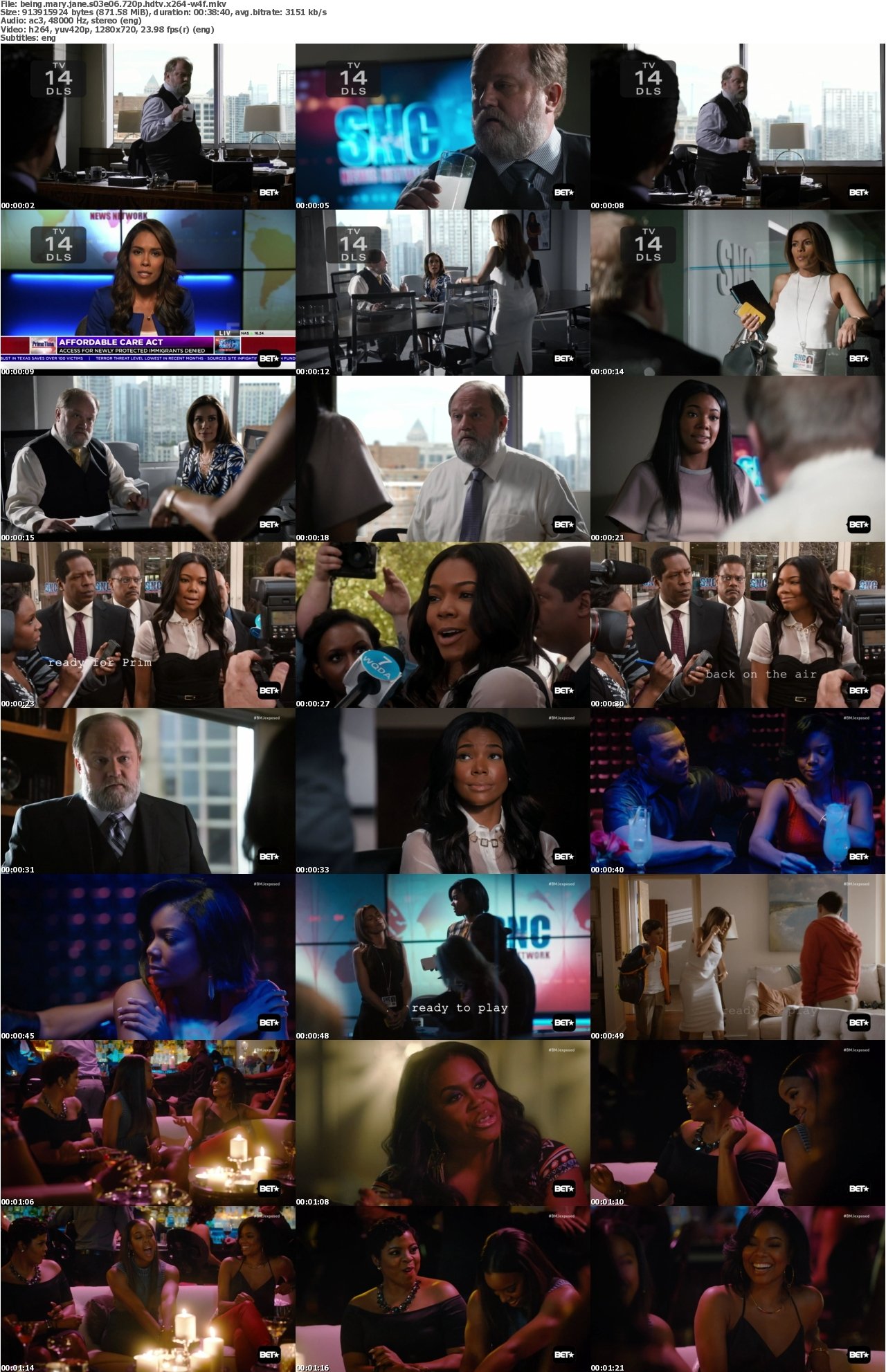 Being Mary Jane S03E06 720p HDTV x264-W4F