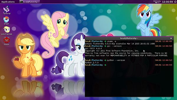 Unix PonyOS 3.0 BFG Edition