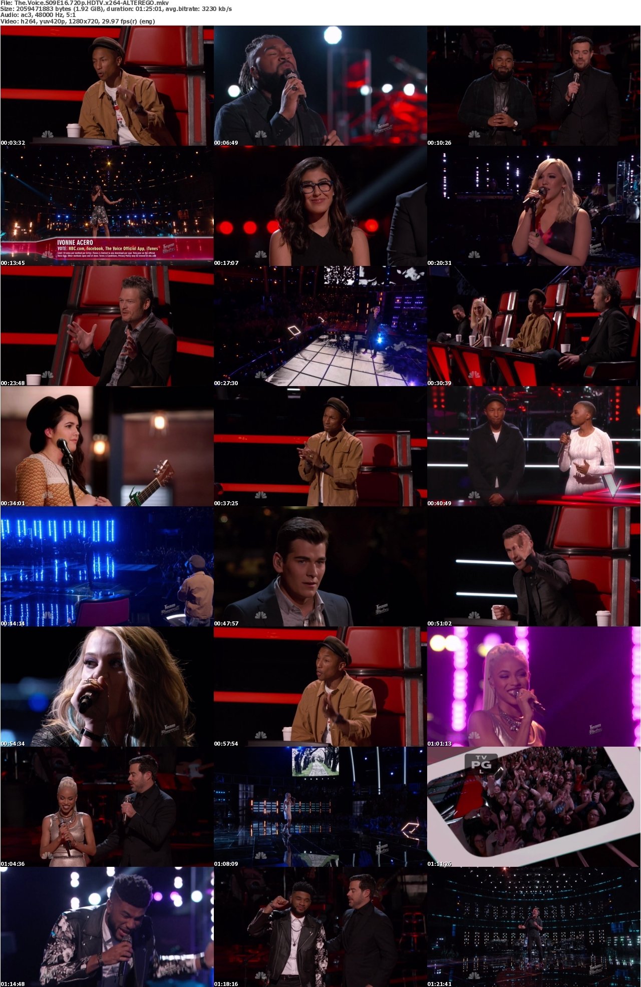 The Voice S09E16 720p HDTV x264-ALTEREGO