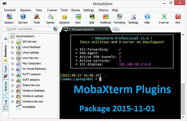 MobaXterm Plugins - Package 2015-11-01