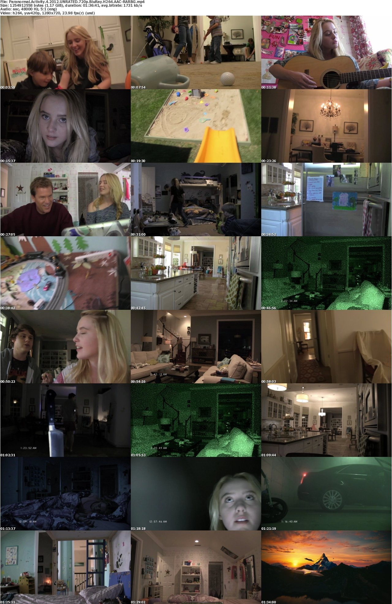 Paranormal Activity 4 2012 UNRATED 720p BluRay H264 AAC-RARBG