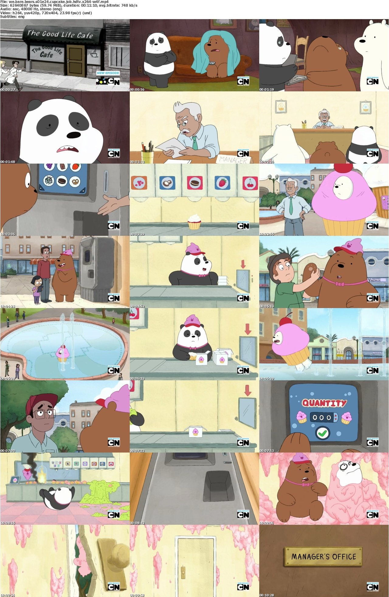 We Bare Bears S01E24 Cupcake Job HDTV x264-W4F