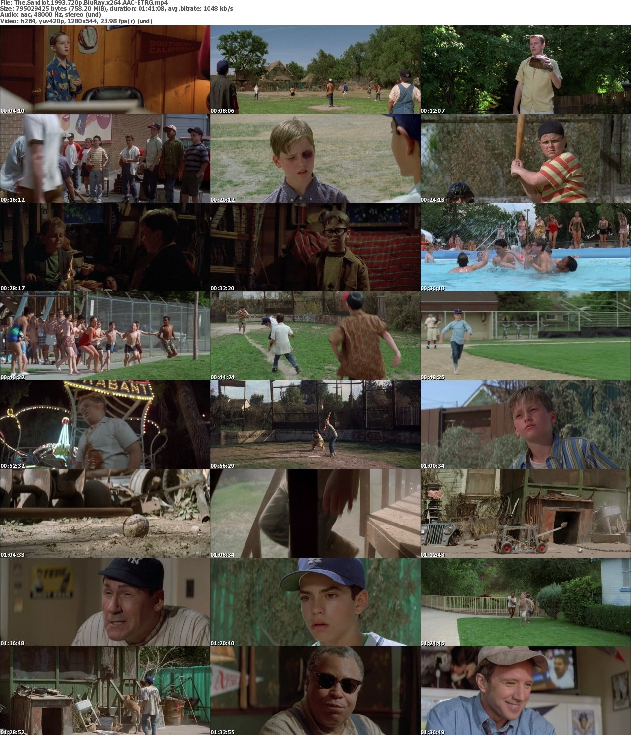 The Sandlot 1993 720p BluRay x264 AAC-ETRG