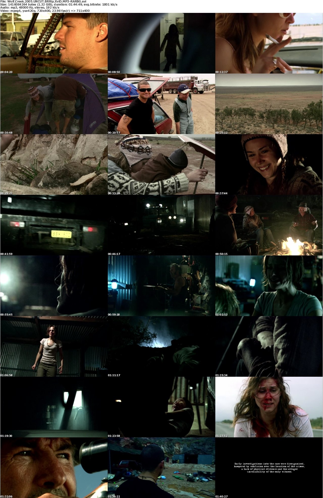 Wolf Creek 2005 UNCUT BRRip XviD MP3-RARBG